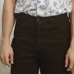 Mens High Fashion Shorts Black Size 28-29